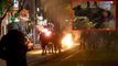 Atina'da sokaklar savaş alanına döndü, bir polis ağır yaralı