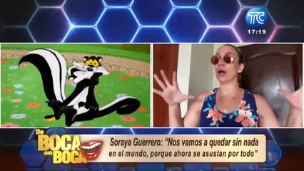 Soraya Guerrero se pronuncia sobre el personaje Pepe Le Pew