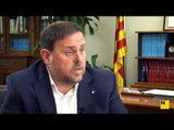 Oriol Junqueras - Què li semblen les declaracions de Margarita Robles de retirar les urnes?