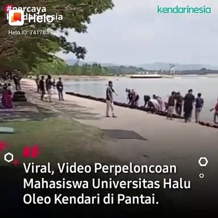 Viral, Video perlocoan mahasiswa universitas halu oleo kendiri dipantai