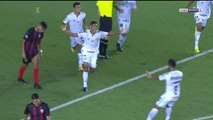 Gol de Vinicius para Santos ante Dep Lara