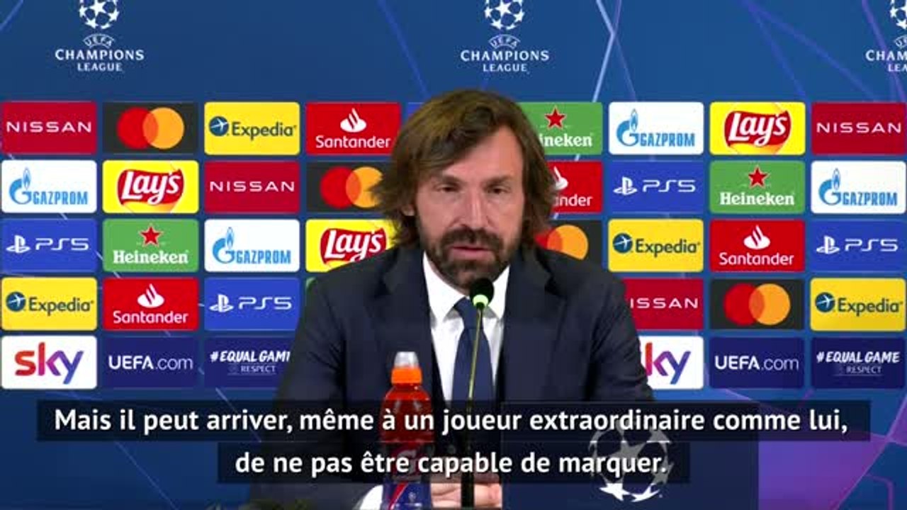 8es - Pirlo : "Même un champion comme Cristiano peut parfois jouer un mauvais match"