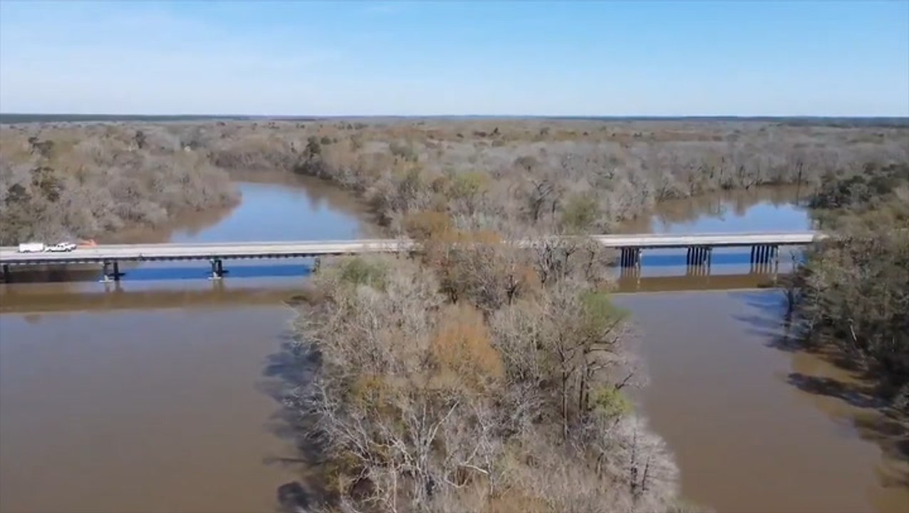 Sun shines on Florida's Choctawhatchee River