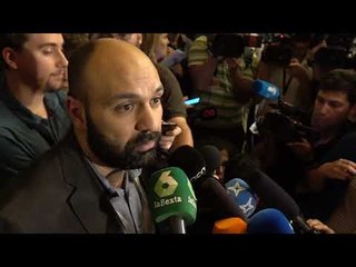 Declaració Marcel Mauri (Òmnium) al sortir del Parlament