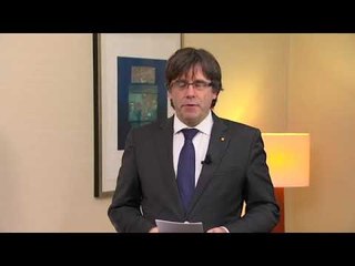 Puigdemont crida a combatre sense violència una repressió que serà "llarga i ferotge"
