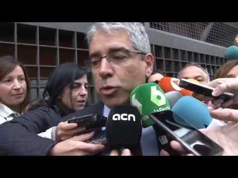 Homs espera que es faci justícia i que els tribunals no actuïn com amb el 9-N