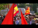 Els mossos fan fora persones amb estelades en el miting de Ciutadans