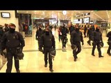 Es mou el cordó policial dels mossos a l'estació de Sants