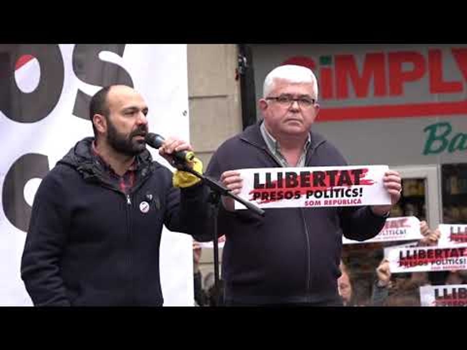 Marcel Mauri (Òmnium): "Reclamem i exigim el fi de la repressió de l'Estat"