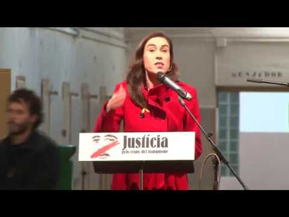 Txell Bonet, parella de Jordi Cuixart, demana l'alliberament dels presos polítics