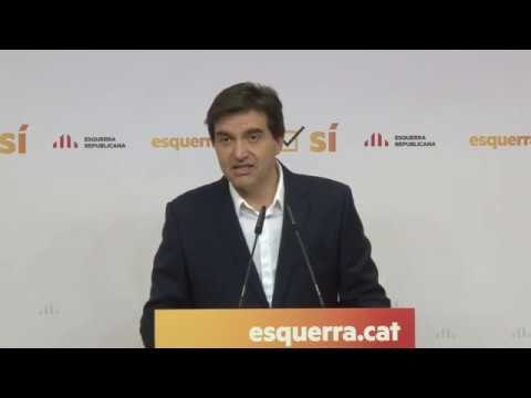 ERC alerta que l'Estat vol guanyar el 21-D per jusificar arrasar amb TV3