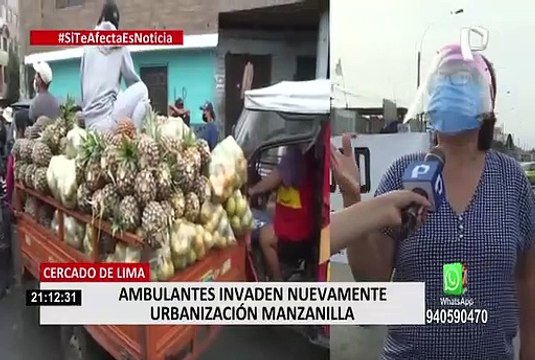 Vecinos de Manzanilla denuncian constante presencia de ambulantes , basura y delincuentes