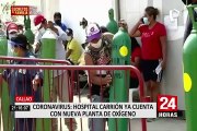 Instalan planta móvil de oxigenación en el Hospital Carrión del Callao