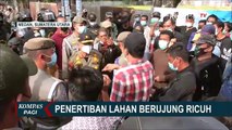 Penertiban Lahan di Krakatau Medan Berlangsung Ricuh, Satpol PP Didorong dan Dilempari Batu
