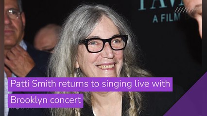 Patti Smith returns to singing live with Brooklyn concert , and other top stories in entertainment from March 10, 2021.