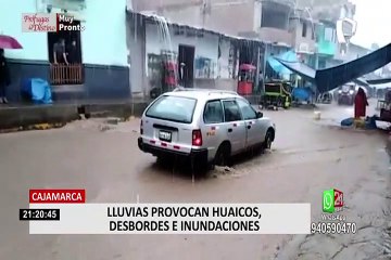 Скачать видео: Huaicos e inundaciones dejaron fuertes lluvias en Cajamarca