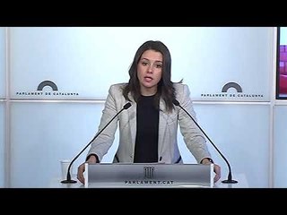 Arrimadas acusa a los comunes de impedir una Mesa alternativa a la independentista