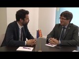 Puigdemont se reúne con Roger Torrent en Bruselas