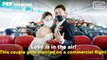 Couple gets married onboard commercial flight | PEP Inspires