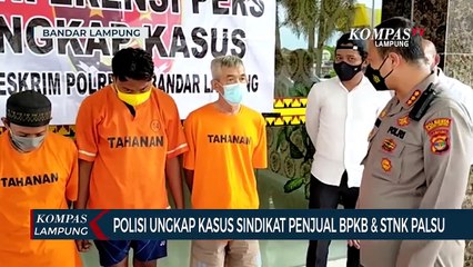 Polisi Ungkap Sindikat Penjual BPKB dan STNK Palsu