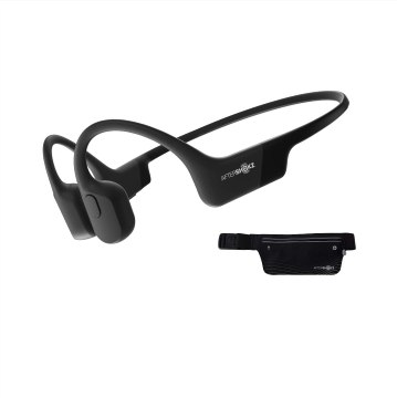 AfterShokz Aeropex, Auriculares Deportivos Inalámbricos por conducción ósea. Cosmic Black