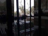 Mossos desalojando manifestantes del TSJC