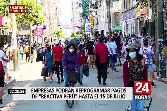 Ejecutivo autoriza reprogramar deudas de empresas beneficiadas del programa Reactiva Perú