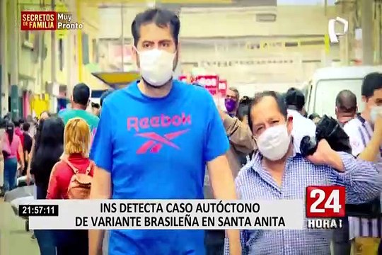 INS detecta caso autóctono de la variante brasileña del coronavirus en Santa Anita