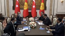 BİŞKEK - Dışişleri Bakanı Çavuşoğlu, Kırgız mevkidaşı Kazakbayev’le görüştü (2)