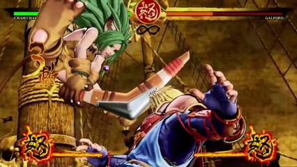 Samurai Shodown - Les attaques de Cham Cham