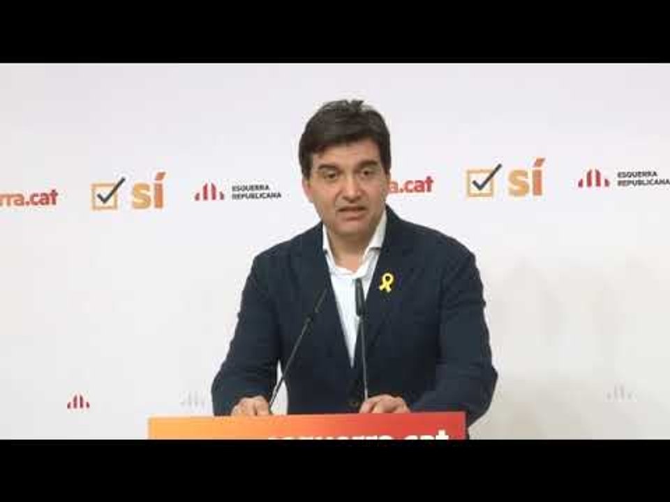 ERC anunciarà la decisió sobre Salvadó "les properes hores"