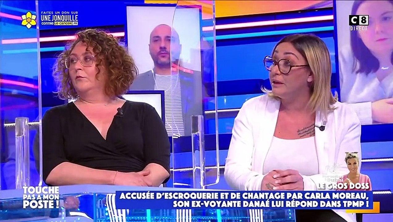 La voyante de Carla Moreau, Danaé, explique avoir rendu des services pour d'autres candidats des "Marseillais" - Touche pas à mon poste, C8