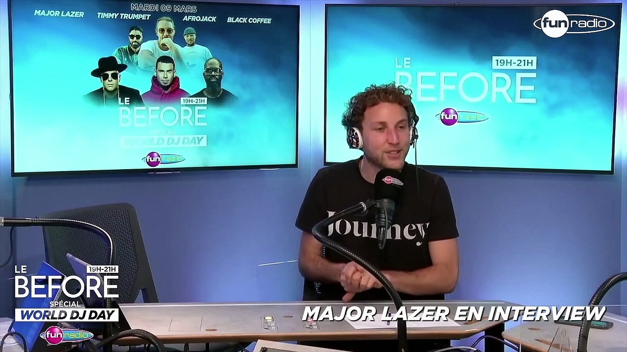 Major Lazer en interview pour le World DJ Day