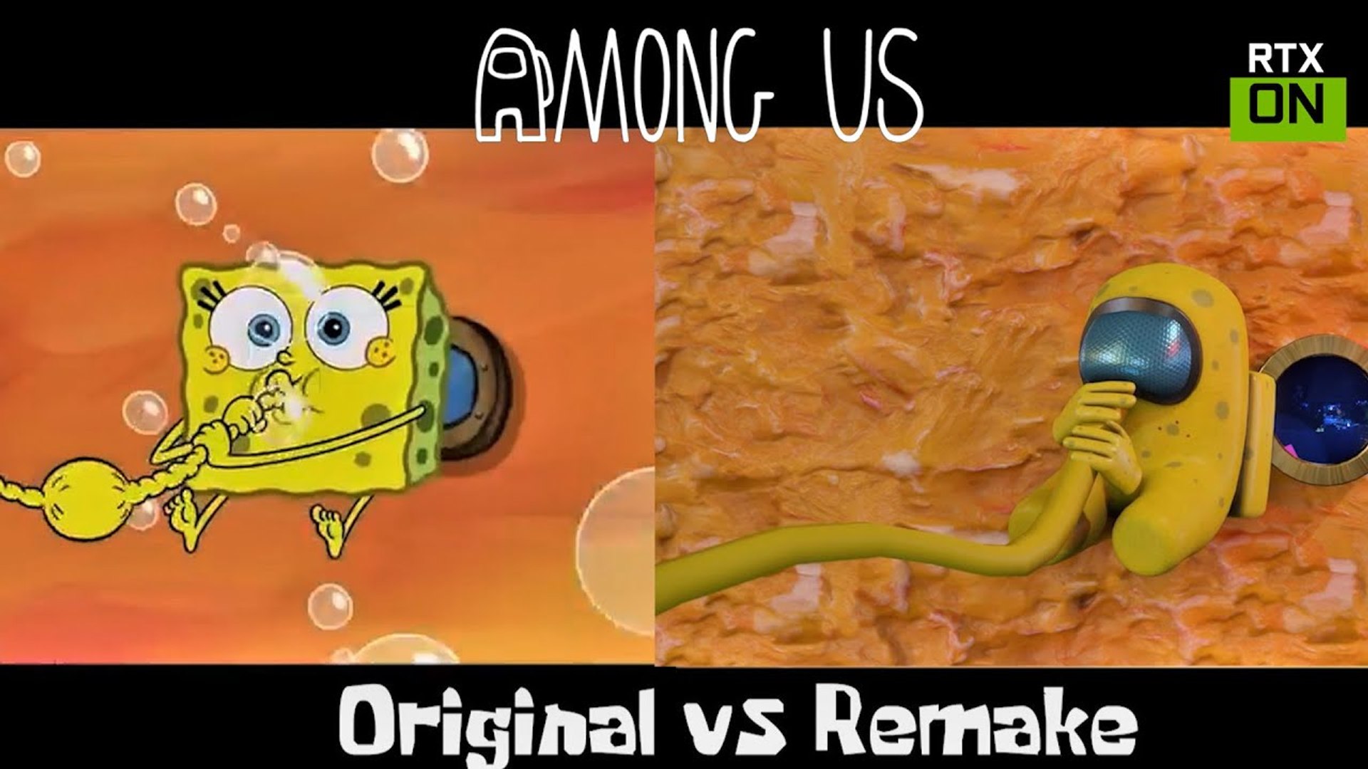 Among Us RTX ON - Spongebob Fetus - video Dailymotion