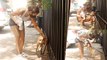 Malaika Arora Playing With Her Dog In Hot Gym Outfit