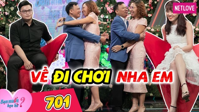 Bạn Muốn Hẹn Hò - Tập 701: Hết hồn nữ tài xế U40 nam tính đi tìm chồng, chưa gặp bạn trai đã lên tăng xông