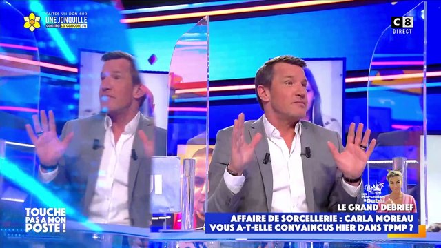 Benjamin Castaldi explique que sa femme Aurore Aleman pense qu'il a été victime d'un mauvais sort il y a quelques années - Touche pas à mon poste , C8