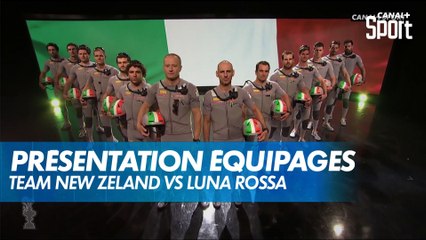 Présentation des finalistes de l'America's Cup