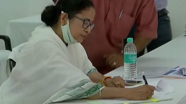 Watch: Mamata Banerjee files nomination from Nandigram assembly seat