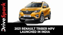2021 Renault Triber MPV Launched In India | Prices, Specs, Features & Other Updates Explained