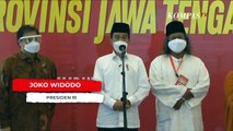 Presiden Jokowi Tinjau Vaksinasi Covid-19 untuk Ulama dan Tokoh Lintas Agama
