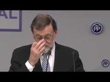 Rajoy, después de emocionarse: 