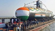 #INSKaranj,India's 3rd Scorpene Submerine,Commissioned By Indian Navy