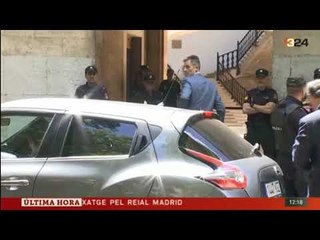 La llegada de Urdangarín a la Audiencia Provincial de Palma