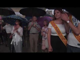 Inauguració de la plaça U d'Octubre de Caldes de Malavella