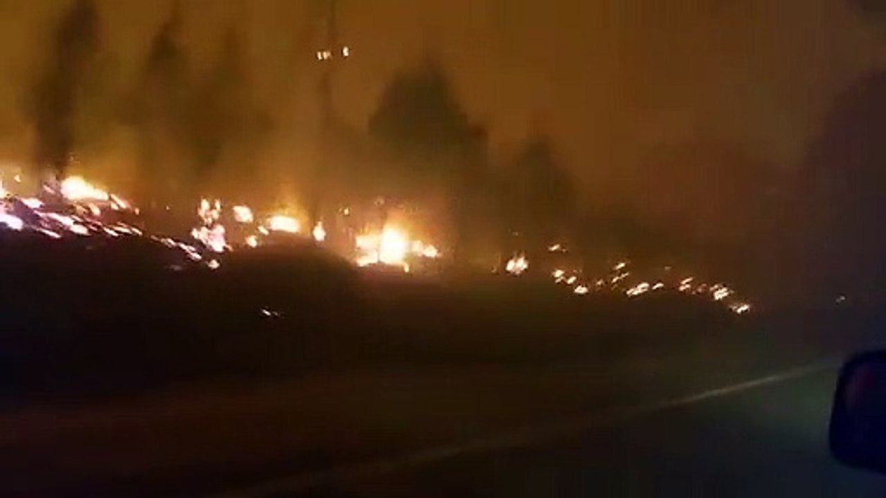 IMPRESIONANTES IMÁGENES  Las zonas de Chubut están en llamas: