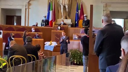 Lazio, Immobile premiato in Campidoglio con la Scarpa d'Oro