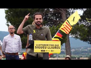 Gómez del Moral: "No pararem fins que siguin lliures"