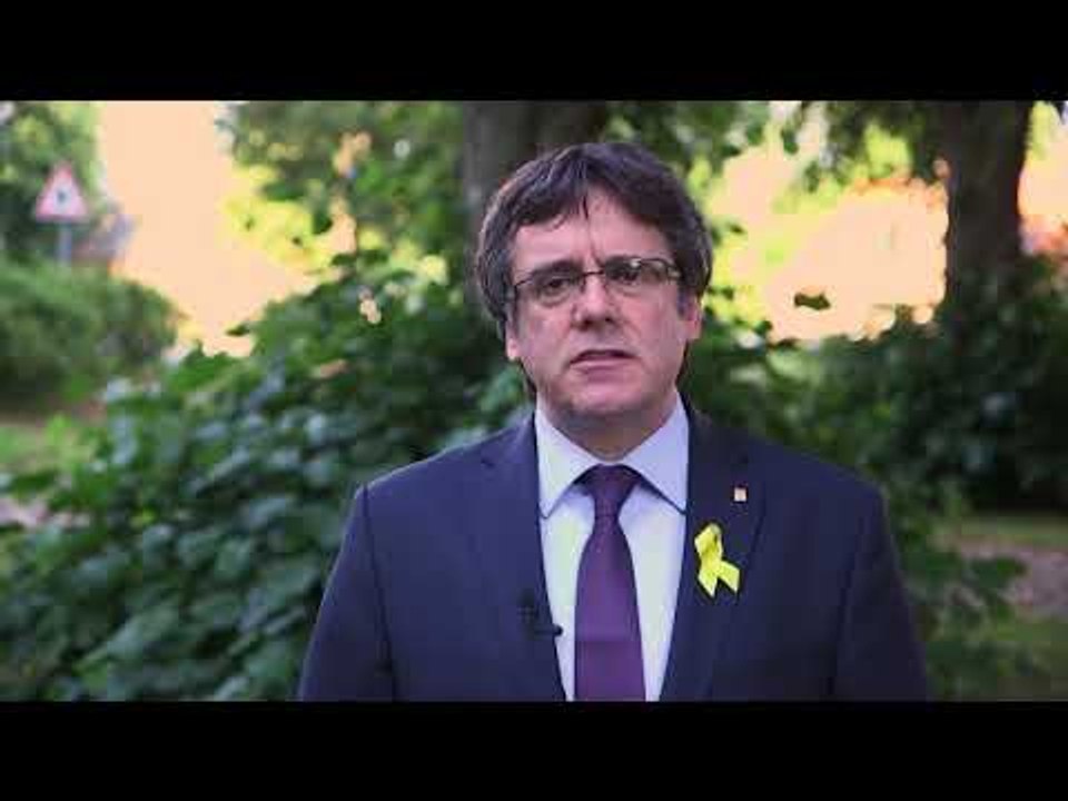 Puigdemont exigeix "l'alliberament immediat" dels presos polítics