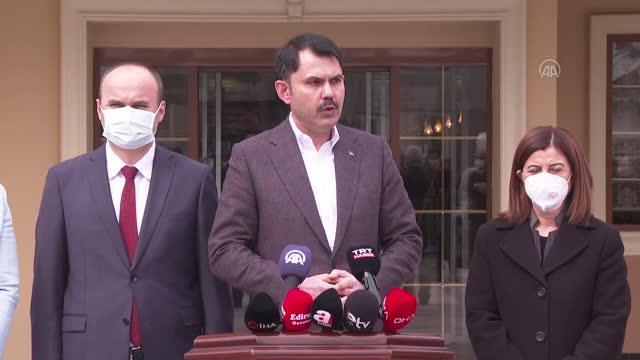 Bakan Kurum, Edirne Valiliğini ziyaretinin ardından açıklamalarda bulundu (2)